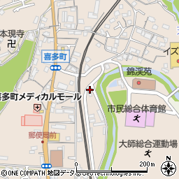 大阪府河内長野市喜多町102周辺の地図