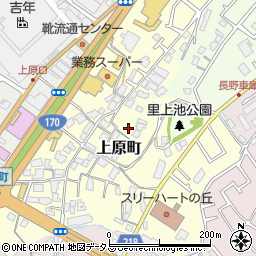 大阪府河内長野市上原町749-2周辺の地図