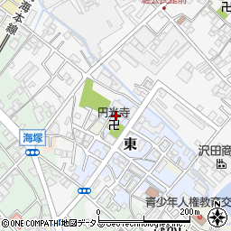 大阪府貝塚市東8-1周辺の地図