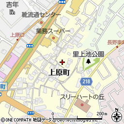 大阪府河内長野市上原町749-3周辺の地図