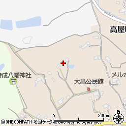 広島県東広島市高屋町大畠274周辺の地図