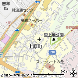 大阪府河内長野市上原町750周辺の地図