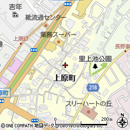 大阪府河内長野市上原町749周辺の地図