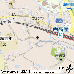 広島県東広島市高屋町中島630周辺の地図