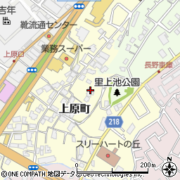 大阪府河内長野市上原町743周辺の地図