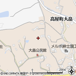 広島県東広島市高屋町大畠301周辺の地図