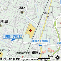 ダイソーコーナン広島祇園店周辺の地図