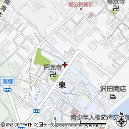大阪府貝塚市東104周辺の地図