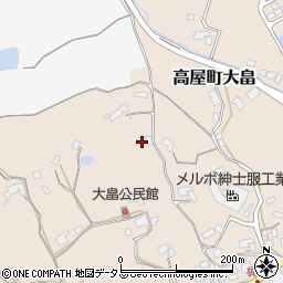 広島県東広島市高屋町大畠350周辺の地図