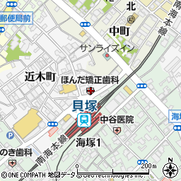 大阪府貝塚市近木町8-26周辺の地図
