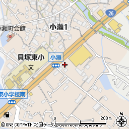 ＣｏＣｏ壱番屋貝塚小瀬店周辺の地図