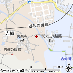 奈良県高市郡高取町吉備148周辺の地図