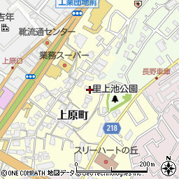 大阪府河内長野市上原町742周辺の地図