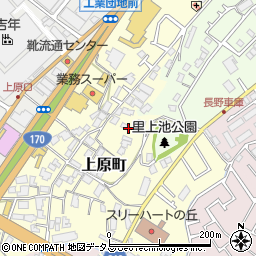 大阪府河内長野市上原町742周辺の地図