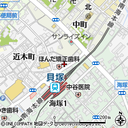 大阪府貝塚市近木町8-23周辺の地図