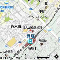 大阪府貝塚市近木町8-3周辺の地図