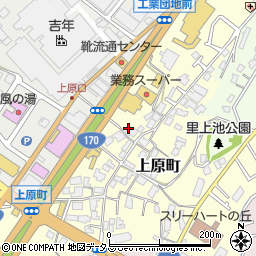 大阪府河内長野市上原町758周辺の地図
