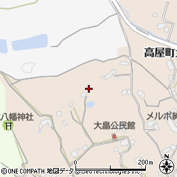 広島県東広島市高屋町大畠298周辺の地図