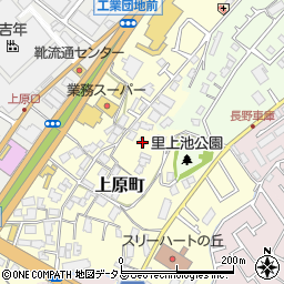 大阪府河内長野市上原町742-1周辺の地図