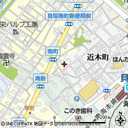大阪府貝塚市近木町17-19周辺の地図