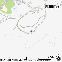 広島県東広島市志和町冠1896周辺の地図