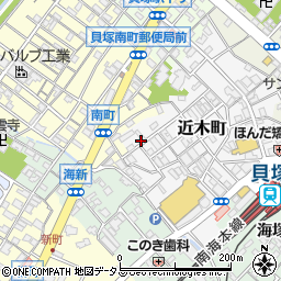 大阪府貝塚市近木町17-10周辺の地図