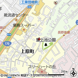 大阪府河内長野市上原町733周辺の地図