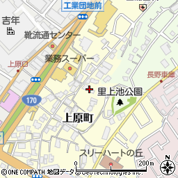 大阪府河内長野市上原町741周辺の地図