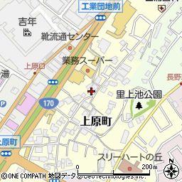 大阪府河内長野市上原町753周辺の地図