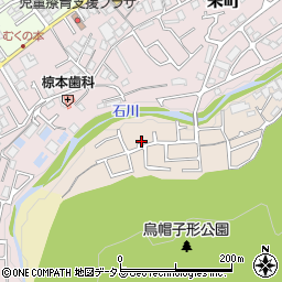 大阪府河内長野市喜多町410-6周辺の地図