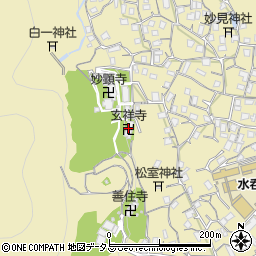 玄祥寺周辺の地図