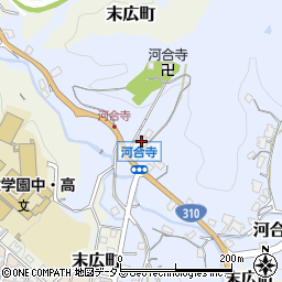 大阪府河内長野市河合寺881-1周辺の地図