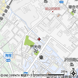 大阪府貝塚市堀701周辺の地図