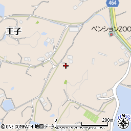 兵庫県淡路市王子1387周辺の地図