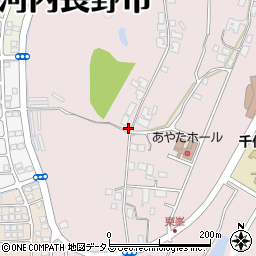 大阪府河内長野市小山田町2433-4周辺の地図