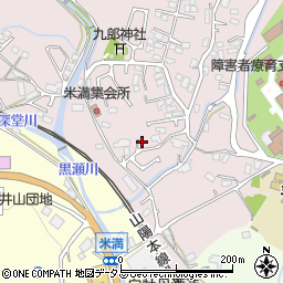 広島県東広島市八本松町米満541周辺の地図