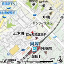 大阪府貝塚市近木町8-10周辺の地図