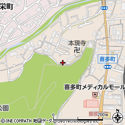 大阪府河内長野市喜多町366周辺の地図