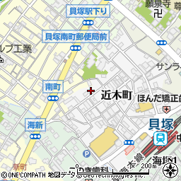 大阪府貝塚市近木町17-4周辺の地図