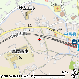 広島県東広島市高屋町中島549周辺の地図