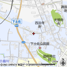 奈良県高市郡高取町下土佐589周辺の地図