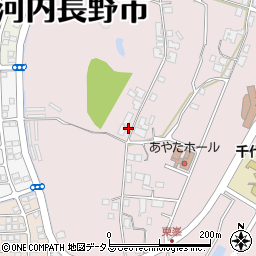 大阪府河内長野市小山田町2433周辺の地図