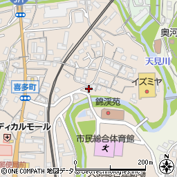 大阪府河内長野市喜多町56周辺の地図