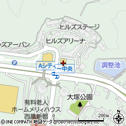 ファミリーマートＡシティー店周辺の地図