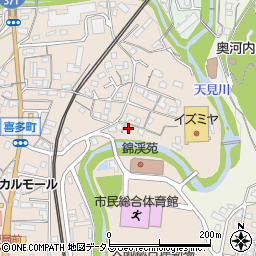 大阪府河内長野市喜多町645周辺の地図