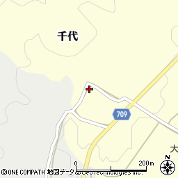 三重県多気郡大台町千代78周辺の地図