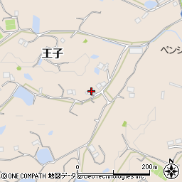 兵庫県淡路市王子1347周辺の地図