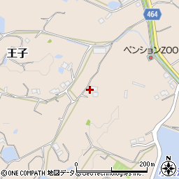 兵庫県淡路市王子1392周辺の地図