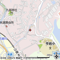 広島県東広島市八本松町米満466周辺の地図