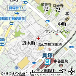 大阪府貝塚市近木町11-24周辺の地図